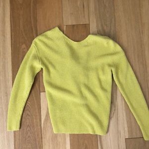 Loft tie back sweater size M